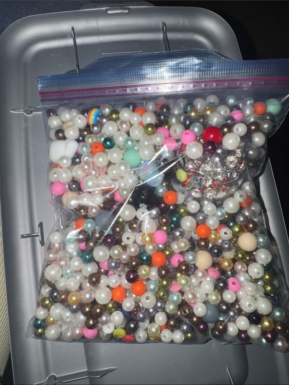 Loose Mixed Craft Beads Pack - Multicolor